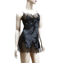 100% Seide Negligé BACCARAT No. 2 Französische Spitze Von Marjolaine 1 100% Seide Negligé BACCARAT No. 2 Französische Spitze Von Marjolaine