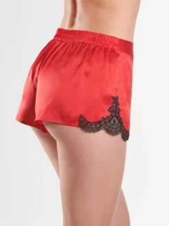 100% Seide Shorts TOI MON AMOUR Klassische Farben Von Aubade -Feine Unterwaesche Geschaft seide shorts ms61 3 rouge passion soie d amour aubade 2 4 1 1