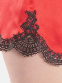 100% Seide Shorts TOI MON AMOUR Uni Farben Von Aubade -Feine Unterwaesche Geschaft seide shorts ms61 5 rouge passion soie d amour aubade 2 3 1