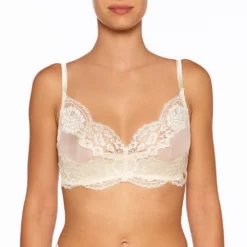 Seide Triangel BH ADRIANA Von Millesia -Feine Unterwaesche Geschaft seide triangel bh adriana m1325 goldsand millesia lingerie 1