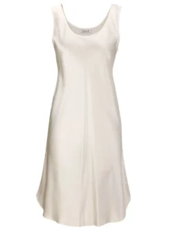 100% Seide Träger-Unterkleid KLASSIK SATIN Von Eva B. Bitzer -Feine Unterwaesche Geschaft seide unterkleid 27318378 champagner eva bitzer 1