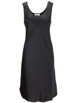 100% Seide Träger-Unterkleid KLASSIK SATIN Von Eva B. Bitzer -Feine Unterwaesche Geschaft seide unterkleid 27318378 schwarz eva bitzer 1