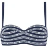 Bandeau Bikini SEXY BADASS Blau-weiss 2 Tlg. Von Marlies Dekkers