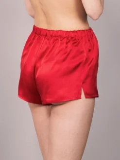 100% Seide SHORTS Von Eva B. Bitzer KLASSIK SATIN -Feine Unterwaesche Geschaft shorts seide satin 27318245 rubin eva bitzer 3