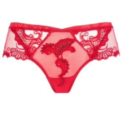 Shorty Slip DRESSING FLORAL Von Lise Charmel -Feine Unterwaesche Geschaft shorty slip tuell acc0488 rot dressing floral lise charmel 2 1
