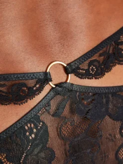 Hüftslip PRECIOUS TALE Mit Leavers Spitze Von Aubade -Feine Unterwaesche Geschaft slip re20 schwarz precious tale aubade 3