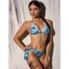 Triangel Bikini FIORDALISO Blau-weiß Von Cotton Club Mare
