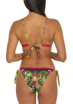 Triangel-Bikini JUNGLE ATTITUDE Schwarz Von Pin-Up Stars -Feine Unterwaesche Geschaft slip bikini pb011f schwarz pin up stars 3 1