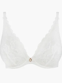 Bügel-BH ROSESSENCE HK Spitze Von Aubade -Feine Unterwaesche Geschaft spitze dessous hk12 1 opal weiss rosessence aubade 14 1