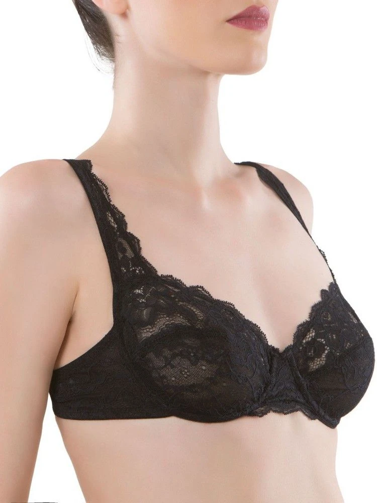 Bügel-BH Leavers Spitze GEMMA Basic Von Cotton Club Rubino 3 Bügel-BH Leavers Spitze GEMMA Basic Von Cotton Club Rubino – Bild 3