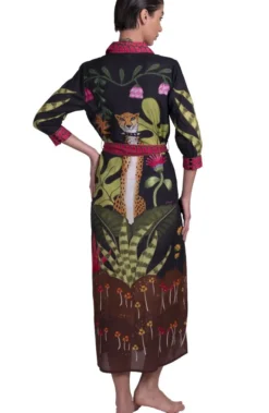 Strandkleid JUNGLE ATTITUDE Von Pin-Up Stars -Feine Unterwaesche Geschaft strandkleid jungle attitude schwarz pa111a pin up stars 5