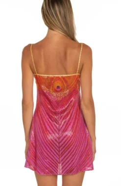 Strandkleid PIUMA Fuchsia Pink Von Pin-Up Stars -Feine Unterwaesche Geschaft strandkleid pink pb246a c018 pin up stars 3