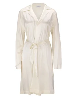Stretchseide Kimono SLOANE STREET Exclusiv Eva B. Bitzer -Feine Unterwaesche Geschaft stretch seide morgenmantel exclusiv 27319263 weiss eva bitzer 1 1