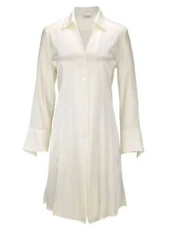 Stretchseide Sleepshirt SLOANE STREET Exclusiv Eva B. Bitzer -Feine Unterwaesche Geschaft stretch seide sleepshirt exclusiv 27319269 weiss eva bitzer 2