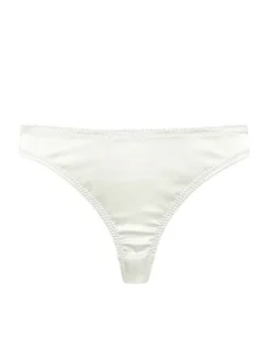 Satin String CATHY Von Cadolle -Feine Unterwaesche Geschaft string cathy satin ivoire 1110sp cadolle 2