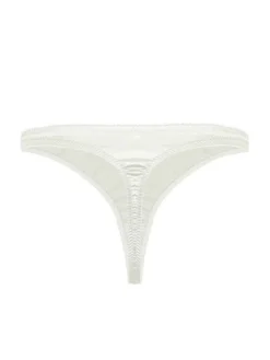 Satin String CATHY Von Cadolle -Feine Unterwaesche Geschaft string cathy satin ivoire 1110sp cadolle