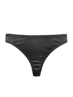 Satin String CATHY Von Cadolle -Feine Unterwaesche Geschaft string cathy satin noir 1110sp cadolle 1