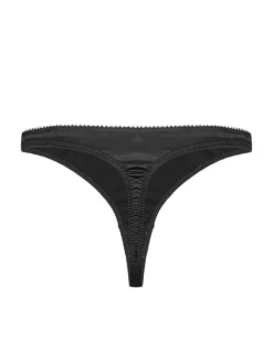 Satin String CATHY Von Cadolle -Feine Unterwaesche Geschaft string cathy satin noir 1110sp cadolle 2