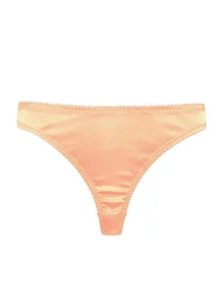 Satin String CATHY Von Cadolle -Feine Unterwaesche Geschaft string cathy satin peche 1110sp cadolle