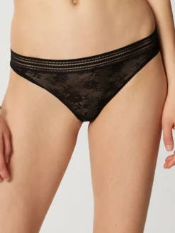 Tüllspitze String MISS LEJABY Von Maison Lejaby -Feine Unterwaesche Geschaft tanga schwarz 16462 miss lejaby maison lejaby 1 1