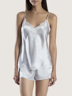 100% Seide Top SOIE D´AMOUR Fein Von Aubade -Feine Unterwaesche Geschaft top seide silber ms38 soie d amour aubade 3 1 1 1