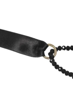 Ouvert Triangel-BH GEISHA SG Mit Schmuck-Kristallen Von Cadolle -Feine Unterwaesche Geschaft triangle geisha perles noir 4500ab cadolle 5 1